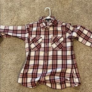 Sanctuary button up flannel shirt
